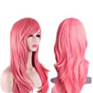 Pink anime wig